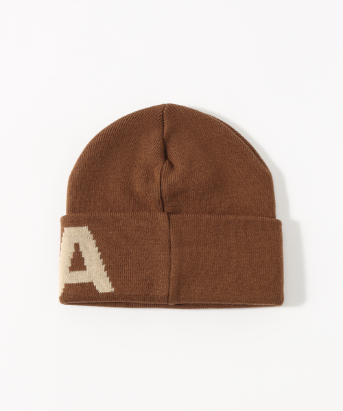 JOURNAL STANDARD（ジャーナルスタンダード）の「OMA DESIGN STUDIOS FOLDED BEANIE（ニットキャップ/ビーニー・メンズ・ブラウン/ブラック・FREE）」の3枚目の写真