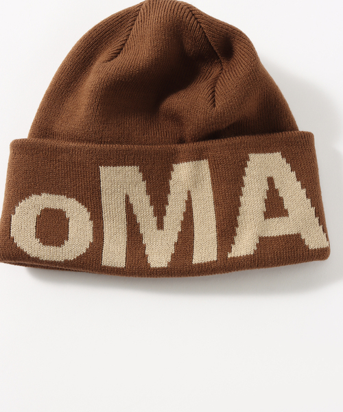 JOURNAL STANDARD（ジャーナルスタンダード）の「OMA DESIGN STUDIOS FOLDED BEANIE（ニットキャップ/ビーニー・メンズ・ブラウン/ブラック・FREE）」の5枚目の写真