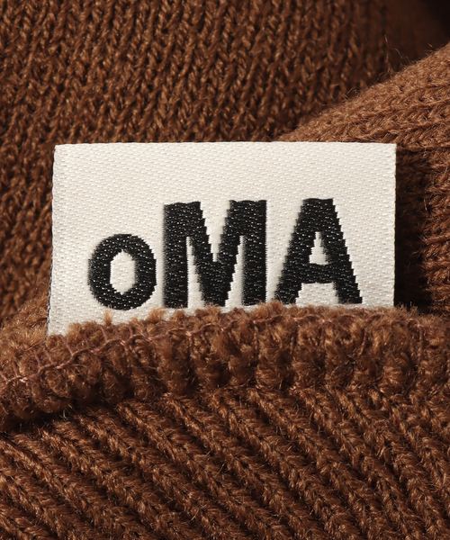 JOURNAL STANDARD（ジャーナルスタンダード）の「OMA DESIGN STUDIOS FOLDED BEANIE（ニットキャップ/ビーニー・メンズ・ブラウン/ブラック・FREE）」の6枚目の写真