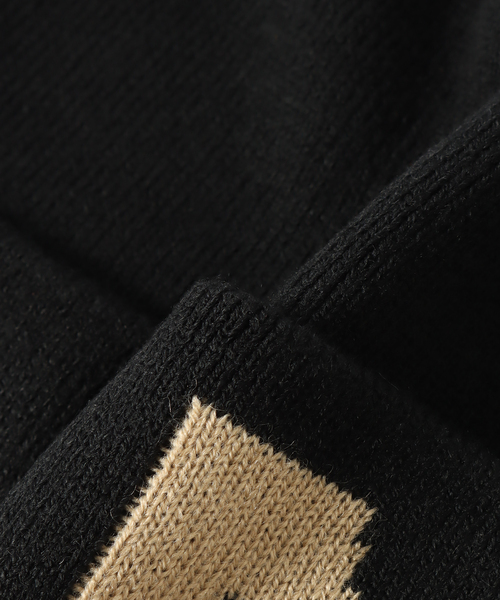 JOURNAL STANDARD（ジャーナルスタンダード）の「OMA DESIGN STUDIOS FOLDED BEANIE（ニットキャップ/ビーニー・メンズ・ブラウン/ブラック・FREE）」の8枚目の写真