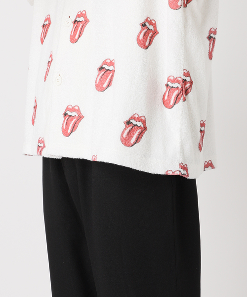 JOURNAL STANDARD relume(ジャーナルスタンダード レリューム)の「THE ROLLING STONES / ローリングストーンズ 別注 ビーチシャツ(シャツ/ブラウス・メンズ・ホワイト/イエロー・MEDIUM/LARGE)」の13枚目の写真