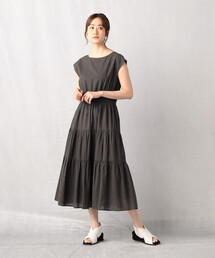 Comme Ca Mature | インドコットン ワンピース(ワンピース)