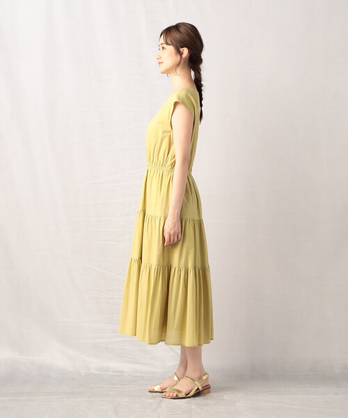 Comme　Ca　Mature（コムサマチュア）の「インドコットン ワンピース（ワンピース・レディース・チャコール/グリーン系/マスタード・FREE）」の13枚目の写真