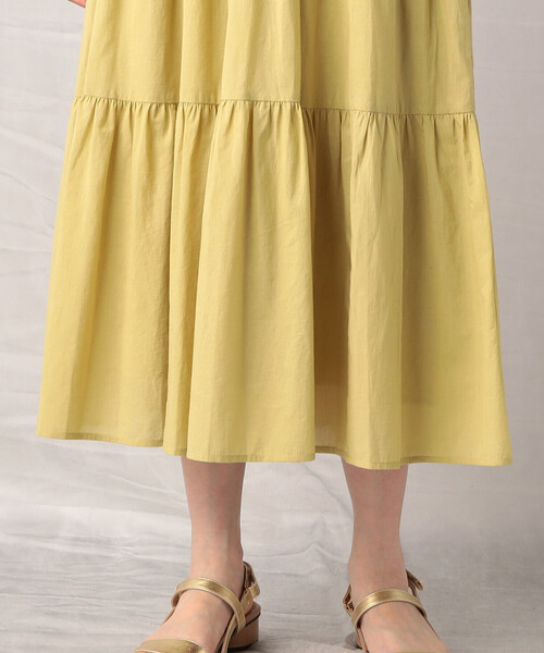 Comme　Ca　Mature（コムサマチュア）の「インドコットン ワンピース（ワンピース・レディース・チャコール/グリーン系/マスタード・FREE）」の17枚目の写真