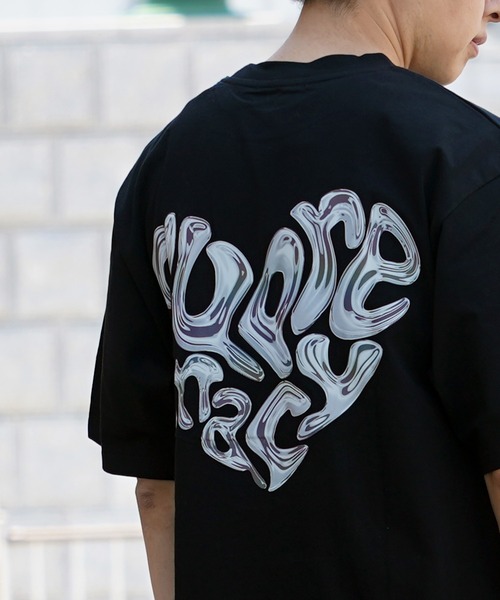 unisex】オーロラリフレクター ハートロゴ Tシャツ / ラグランTシャツ