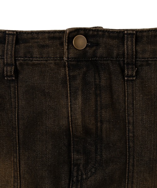 WEGO（ウィゴー）の「WEGO/ヴィンテージウォッシュサス付スカパン（スカート・レディース・ブルー系1/ブラック/その他1・FREE）」の16枚目の写真