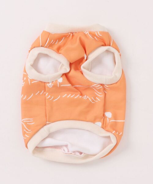 犬服 SS わんこの普段着　オレンジとペールブルーの花 犬服 SS わんこの普段着 オレンジとペールブルーの花 犬服 SS わんこ