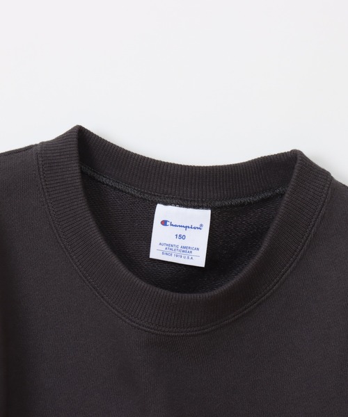 Champion プリンストン スウェット ブラック セール】【Champion/チャンピオン】キッズ ベーシック クルー
