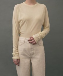 【IRIS 47】sheer long sleeve tops シアーロングスリーブトップス