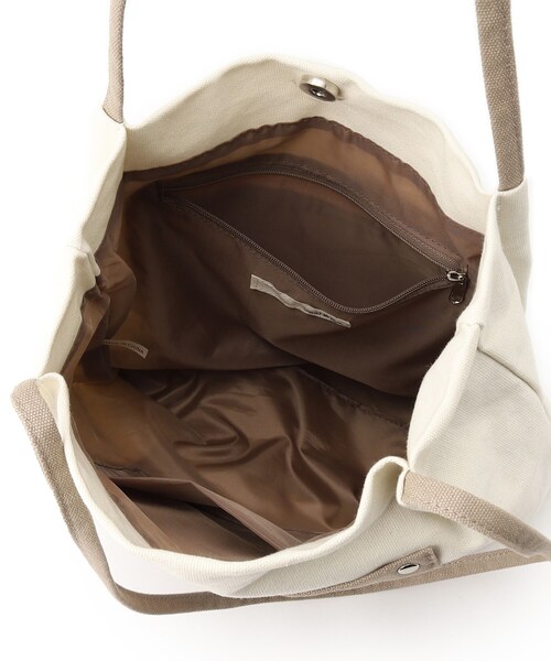 SHOO・LA・RUE（シューラルー）の「◆配色ポケットキャンバストートバッグ（トートバッグ・レディース・グレー系4/グレー系3/ブラック系4/イエロー系3/ブルー系3・00）」の11枚目の写真