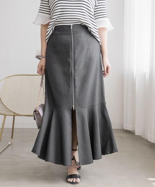 フロントジップマーメイドスカート（スカート）｜CLETTE（クレット）