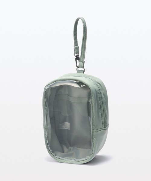 無印良品（ムジルシリョウヒン）の「吊るせるコレクションポーチ　約幅１１０×高さ１６０×マチ７０ｍｍ（ステーショナリー・メンズ・モスグリーン/ブラック/アイボリー・FREE）」の8枚目の写真