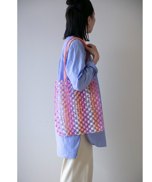 LILA&FLEUR(リラアンドフルール)の「Always Bag(トートバッグ・レディース・マルチ/ピンク系/パープル系/ブルー系・ONE SIZE)」の8枚目の写真