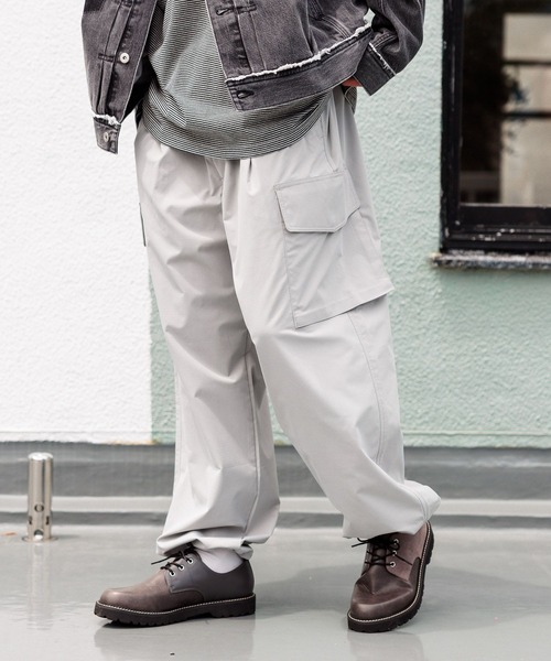 niko and...（ニコアンド）の「リップストップカーゴパンツ（カーゴパンツ・メンズ・ブラック/カーキ/グレー・MEDIUM/LARGE）」の7枚目の写真