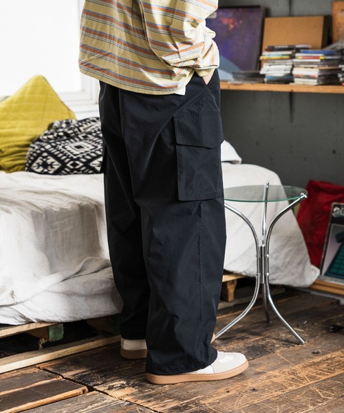 niko and...（ニコアンド）の「リップストップカーゴパンツ（カーゴパンツ・メンズ・ブラック/カーキ/グレー・MEDIUM/LARGE）」の17枚目の写真
