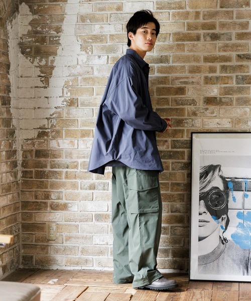 niko and...（ニコアンド）の「リップストップカーゴパンツ（カーゴパンツ・メンズ・ブラック/カーキ/グレー・MEDIUM/LARGE）」の20枚目の写真