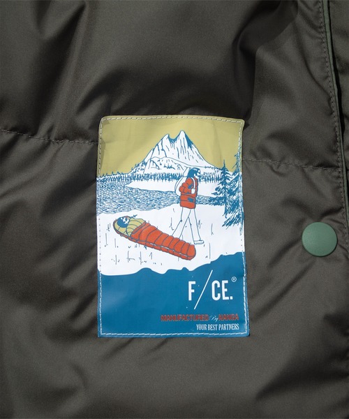 F/CE. （エフシーイー）の「F/CE. FT NEW COLLARLESS LONG COAT / エフシーイー FT ニューカラーレスロングコート（ダウンジャケット/コート・レディース・ブルー/セージグリーン/ブラック/オリーブ・SMALL）」の20枚目の写真