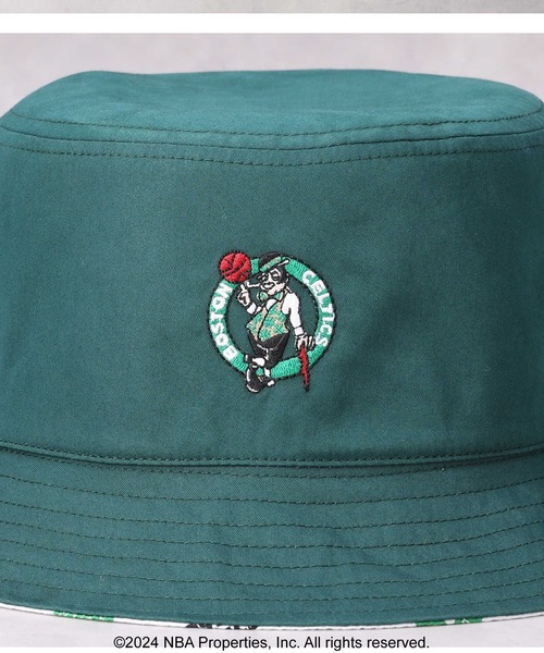 Right-on（ライトオン）の「【NBA】チームカラーリバーシブルハット（ハット・メンズ・グリーン/パープル/ホワイト/ブラック・フリー）」の12枚目の写真