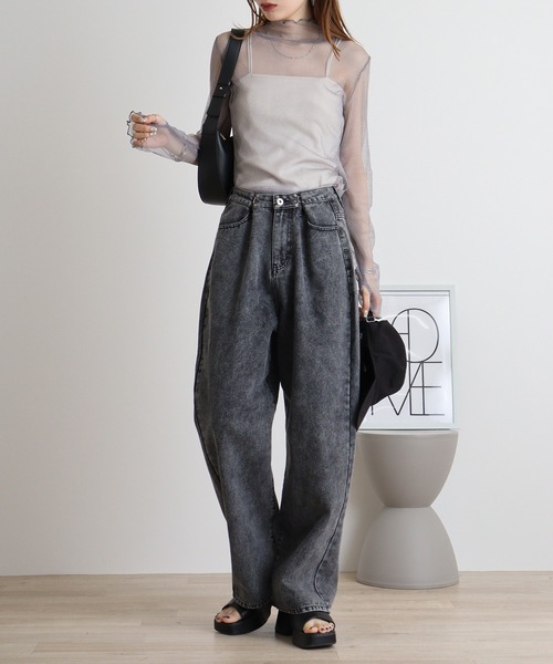 Brownie（ブラウニー）の「ラメチュールプルオーバー（Tシャツ/カットソー・レディース・ブラック/アイボリー/グレー・FREE）」の19枚目の写真