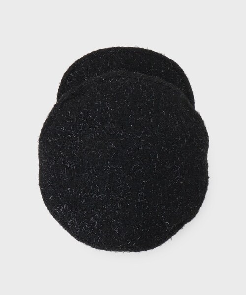 OPAQUE.CLIP（オペークドットクリップ）の「◆ラメツイードキャスケット（キャスケット・レディース・ブラック/ライトベージュ・00）」の6枚目の写真