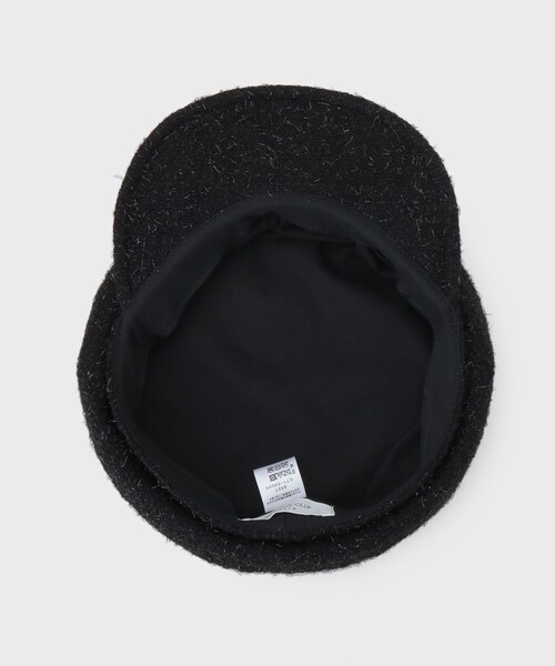 OPAQUE.CLIP（オペークドットクリップ）の「◆ラメツイードキャスケット（キャスケット・レディース・ブラック/ライトベージュ・00）」の7枚目の写真