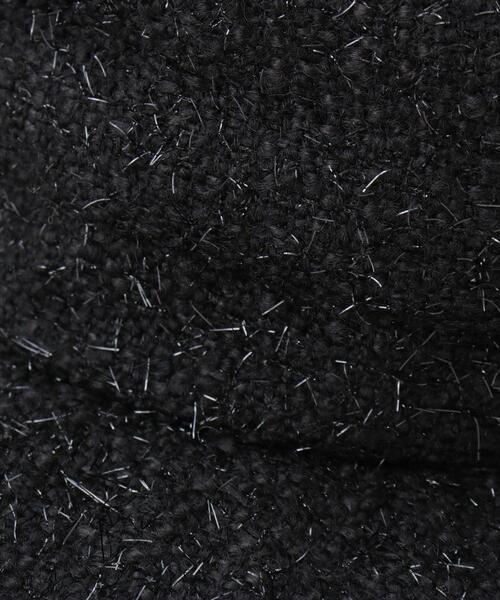 OPAQUE.CLIP（オペークドットクリップ）の「◆ラメツイードキャスケット（キャスケット・レディース・ブラック/ライトベージュ・00）」の9枚目の写真