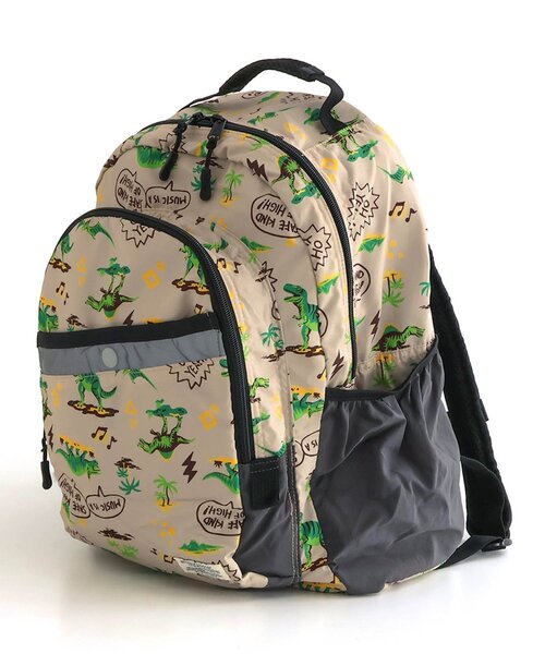 BREEZE（ブリーズ）の「FOスマイルバックパック（バックパック/リュック・キッズ・ピンク/キャメル/オフホワイト/ネイビー/ベージュ/レインボー・SMALL/MEDIUM）」の3枚目の写真