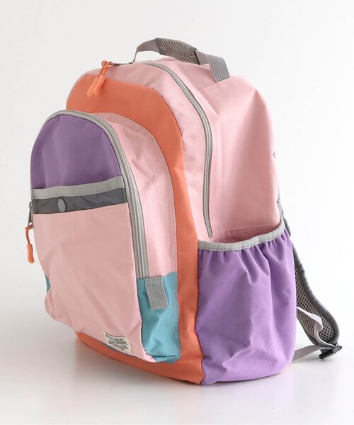 BREEZE（ブリーズ）の「FOスマイルバックパック（バックパック/リュック・キッズ・ピンク/キャメル/オフホワイト/ネイビー/ベージュ/レインボー・SMALL/MEDIUM）」の5枚目の写真