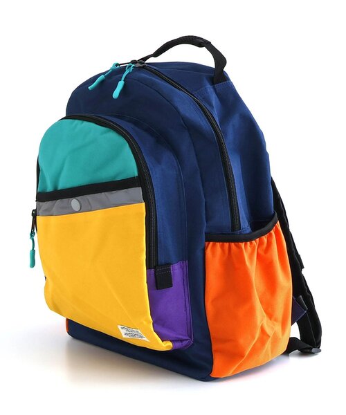 BREEZE（ブリーズ）の「FOスマイルバックパック（バックパック/リュック・キッズ・ピンク/キャメル/オフホワイト/ネイビー/ベージュ/レインボー・SMALL/MEDIUM）」の6枚目の写真