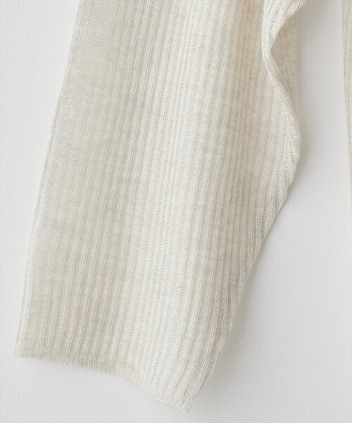 natural couture(ナチュラルクチュール)の「【WEB限定】シアーリブ編みニットプルオーバー(ニット/セーター・レディース・アイボリー/ブラック/グレー/グリーン系その他/ボルドー・FREE)」の14枚目の写真