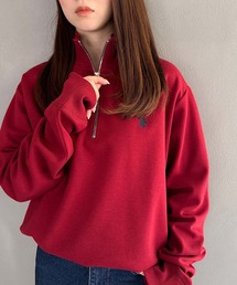 【U.S. POLO ASSN.】90's ダブルフェイスハーフジッププルオーバー