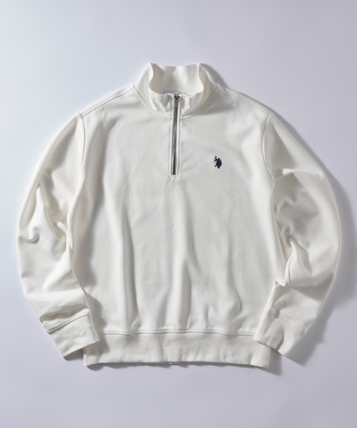 U.S. POLO ASSN.（ユーエスポロアッスン）の「【U.S. POLO ASSN.】90's ダブルフェイスハーフジッププルオーバー（スウェット・レディース・ホワイト/バーガンディー/ネイビー/グリーン/ブラック/グレー・S/M/L/XL）」の15枚目の写真