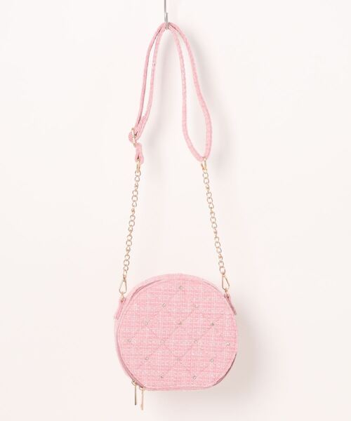 one wayザッカ(ワンウェイザッカ)の「ラウンドキルティングショルダーバッグ(ショルダーバッグ・レディース・ホワイト/ピンク/アイボリー/ブラック・FREE)」の8枚目の写真