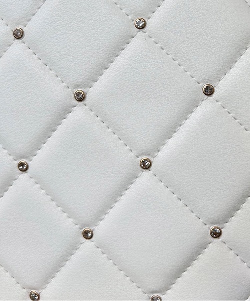 one wayザッカ(ワンウェイザッカ)の「ラウンドキルティングショルダーバッグ(ショルダーバッグ・レディース・ホワイト/ピンク/アイボリー/ブラック・FREE)」の20枚目の写真