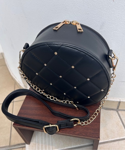 one wayザッカ(ワンウェイザッカ)の「ラウンドキルティングショルダーバッグ(ショルダーバッグ・レディース・ホワイト/ピンク/アイボリー/ブラック・FREE)」の22枚目の写真