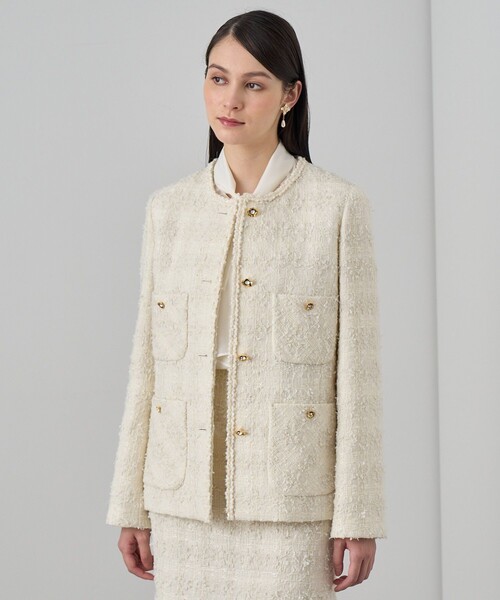 ANAYI（アナイ）の「【セットアップ対応商品】ミックスヤーンツイード