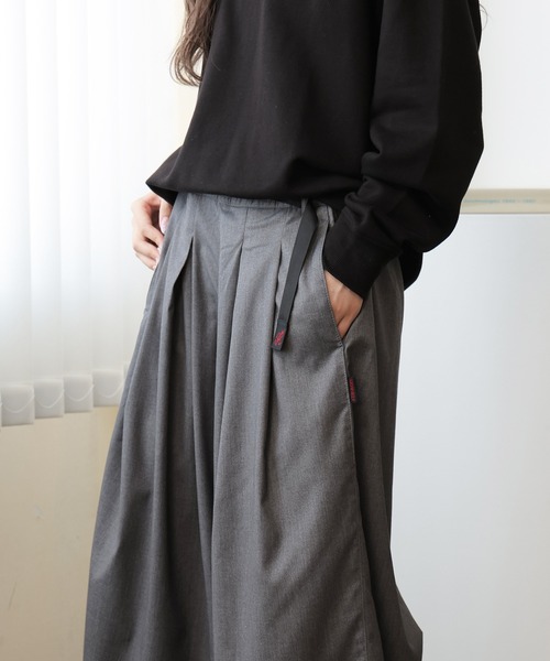Gramicci/グラミチ STRETCH GABARDIN FLARE PANT フレアシルエット