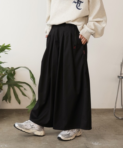 Gramicci/グラミチ STRETCH GABARDIN FLARE PANT フレアシルエット