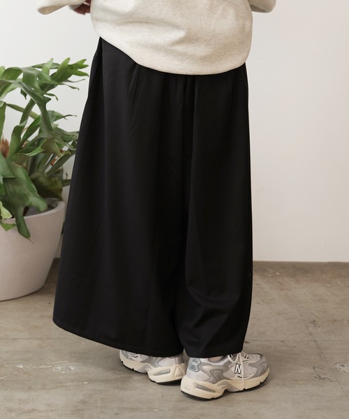 Gramicci(グラミチ)の「Gramicci/グラミチ STRETCH GABARDIN FLARE PANT フレアシルエット ワイドパンツ スカーチョ ガウチョパンツ 2026年 夏 夏服 秋服(その他パンツ・レディース・ブラック/グレー/ネイビー/ベージュ/チャコール/ベージュ系/ネイビー系・L/M/S)」の14枚目の写真