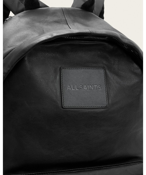 名作！廃盤モデル！オールセインツALLSAINTSレザーバックパックリュック セール】CARABINER EMBOSSED LEATHER BACKPACK | カラビナ