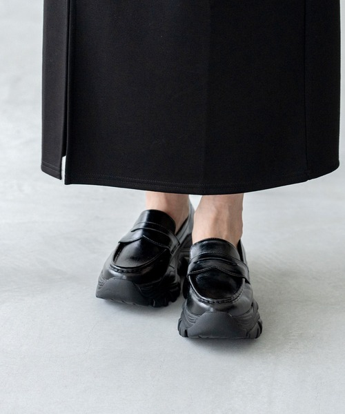 セール】厚底スニーカーソール コインローファー（ローファー）｜menue
