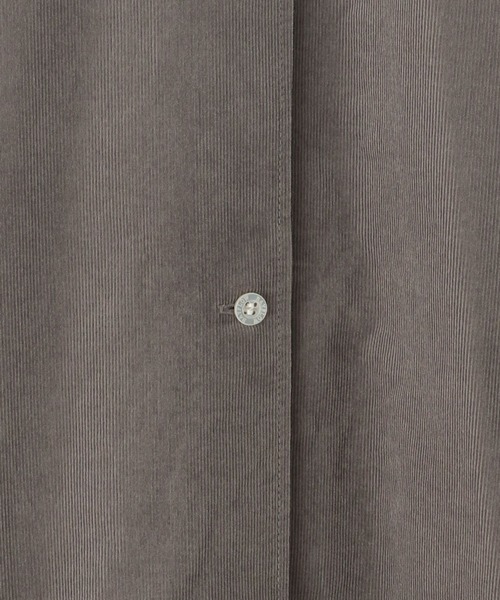 BAYFLOW（ベイフロー）の「[ワンピにも羽織りにも]コーデュロイフードワンピース（ワンピース・レディース・サンドベージュ/ブラウン/グレー・FREE）」の22枚目の写真