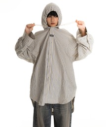 MAZONPRINCE メゾンプリンス　オーバーサイズストライプシャツ オーバーサイズ ボタンダウン レトロ ストライプ シャツ CS2132