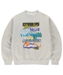 『mahagrid/マハグリッド』 LOGO LIST SWEATSHIRT/ロゴ リスト スエットシャツ