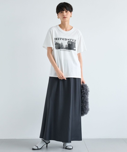 BARNYARDSTORM（バンヤードストーム）の「BARNYARDSTORM / ストレッチサテンスカート / マシンウォッシャブル（スカート・レディース・ブラック/モカ・1/0）」の11枚目の写真