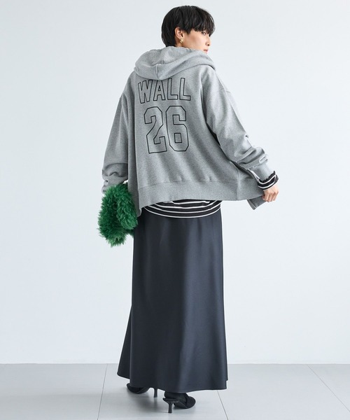 BARNYARDSTORM（バンヤードストーム）の「BARNYARDSTORM / ストレッチサテンスカート / マシンウォッシャブル（スカート・レディース・ブラック/モカ・1/0）」の14枚目の写真