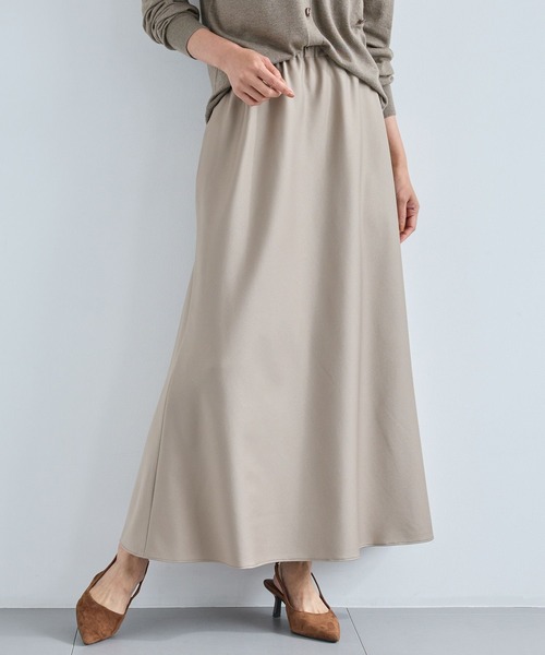 BARNYARDSTORM（バンヤードストーム）の「BARNYARDSTORM / ストレッチサテンスカート / マシンウォッシャブル（スカート・レディース・ブラック/モカ・1/0）」の8枚目の写真