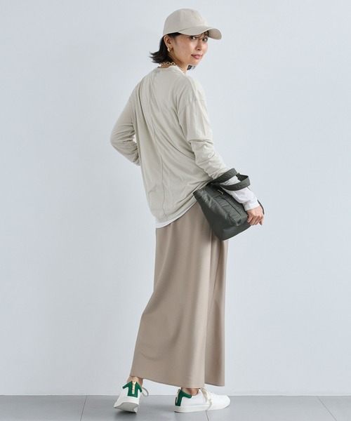 BARNYARDSTORM（バンヤードストーム）の「BARNYARDSTORM / ストレッチサテンスカート / マシンウォッシャブル（スカート・レディース・ブラック/モカ・1/0）」の20枚目の写真