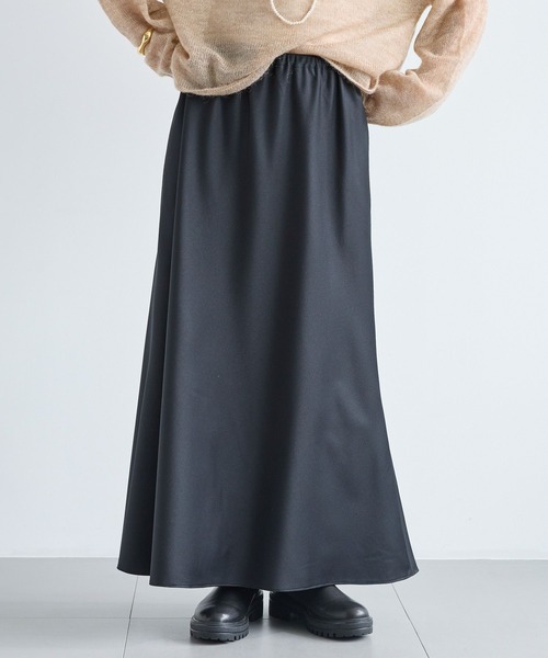 BARNYARDSTORM（バンヤードストーム）の「BARNYARDSTORM / ストレッチサテンスカート / マシンウォッシャブル（スカート・レディース・ブラック/モカ・1/0）」の15枚目の写真