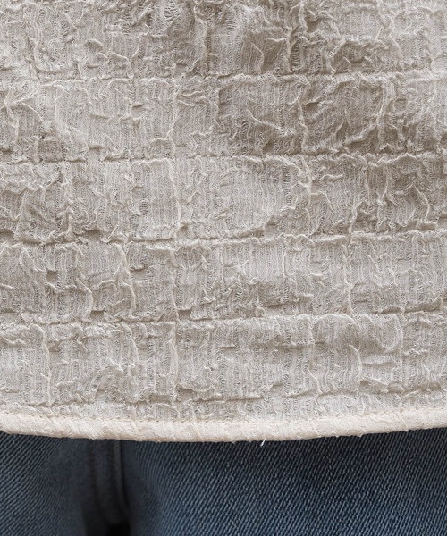 tiptop（ティップトップ）の「フリルクロス2way長袖ブラウス（シャツ/ブラウス・レディース・アイボリー/ブラック/ホワイト系その他/オフホワイト/ブラック系その他・FREE）」の16枚目の写真